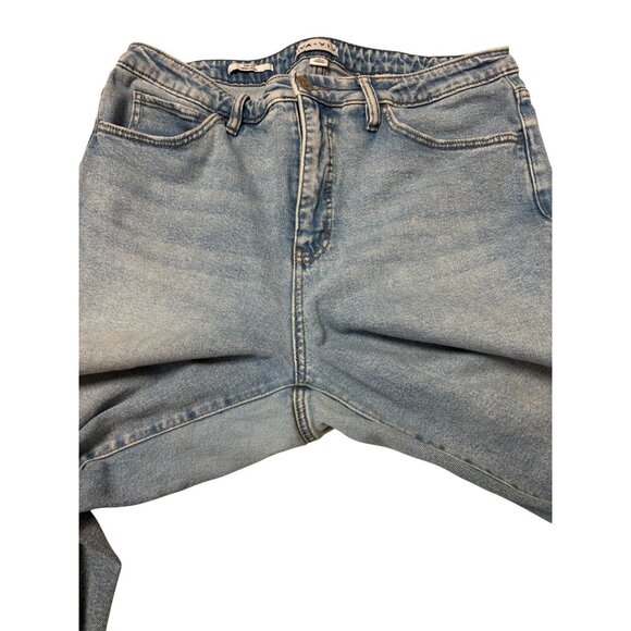 Ava & Viv Wide Leg Lighter Wash Denim Jeans Size 16 Womens Relaxed Fit Stretch - Picture 10 of 14